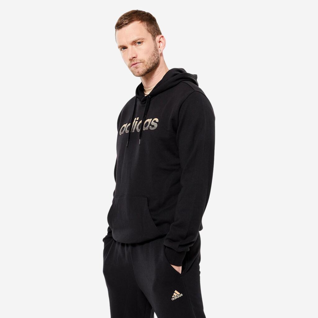 Men's Soft Fitness Hoodie - Black